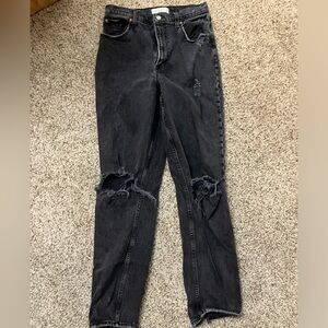 Abercrombie 90s Straight black Jean